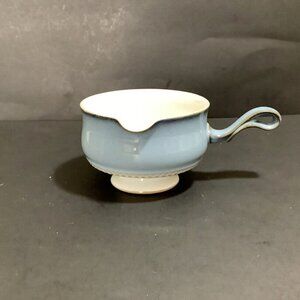 DENBY CASTILE BLUE One Gravy Boat / Sauce Server Excellent Unused Condition!!